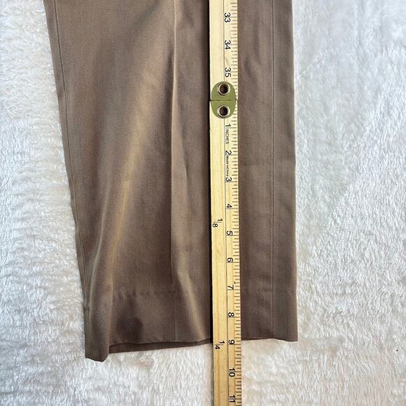 L.L. Bean Chino Pants / Slacks 0 BTK8 Men's Size 34 Brown - Picture 9 of 10